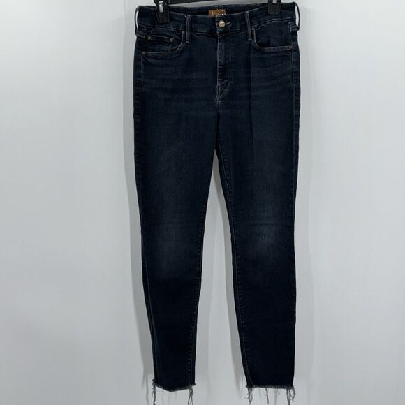 Mother The Looker Ankle Fray Jeans Size 28 - Picture 2 of 14